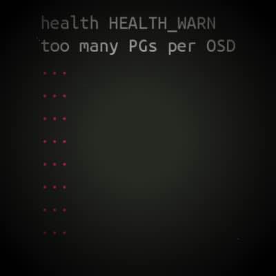 Ceph is complaining: too many PGs